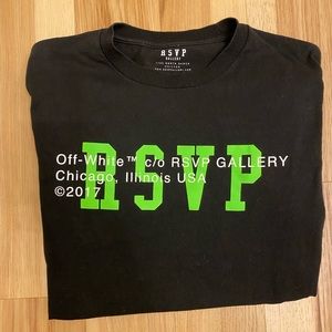 OFF WHITE x GALLERY black tee